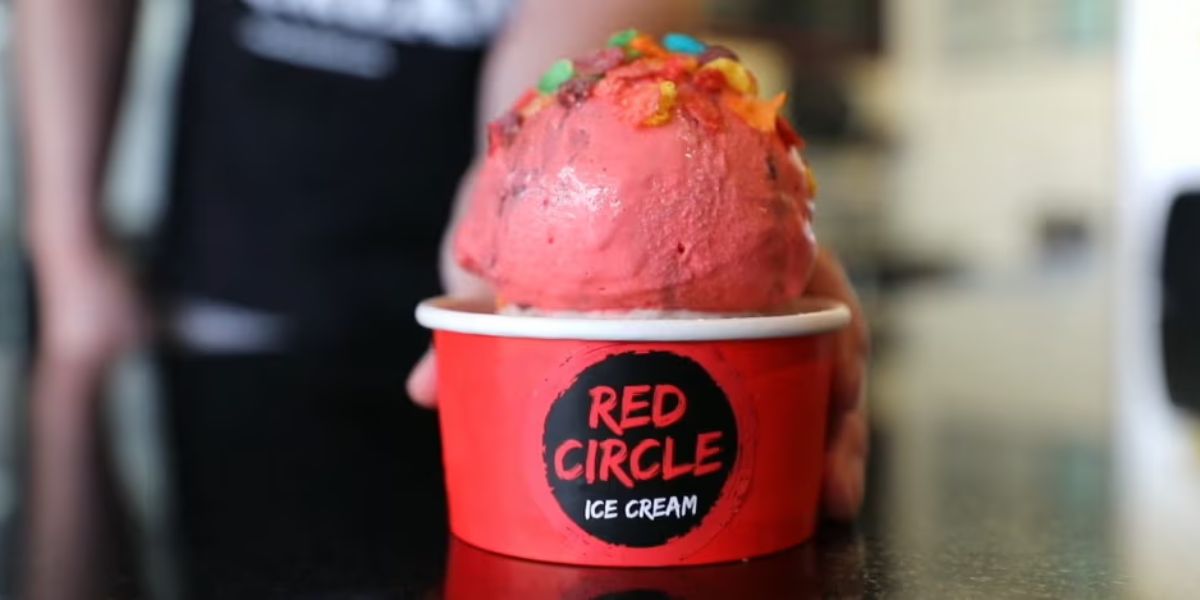 A Taste of Perfection Red Circle Ice Cream in California