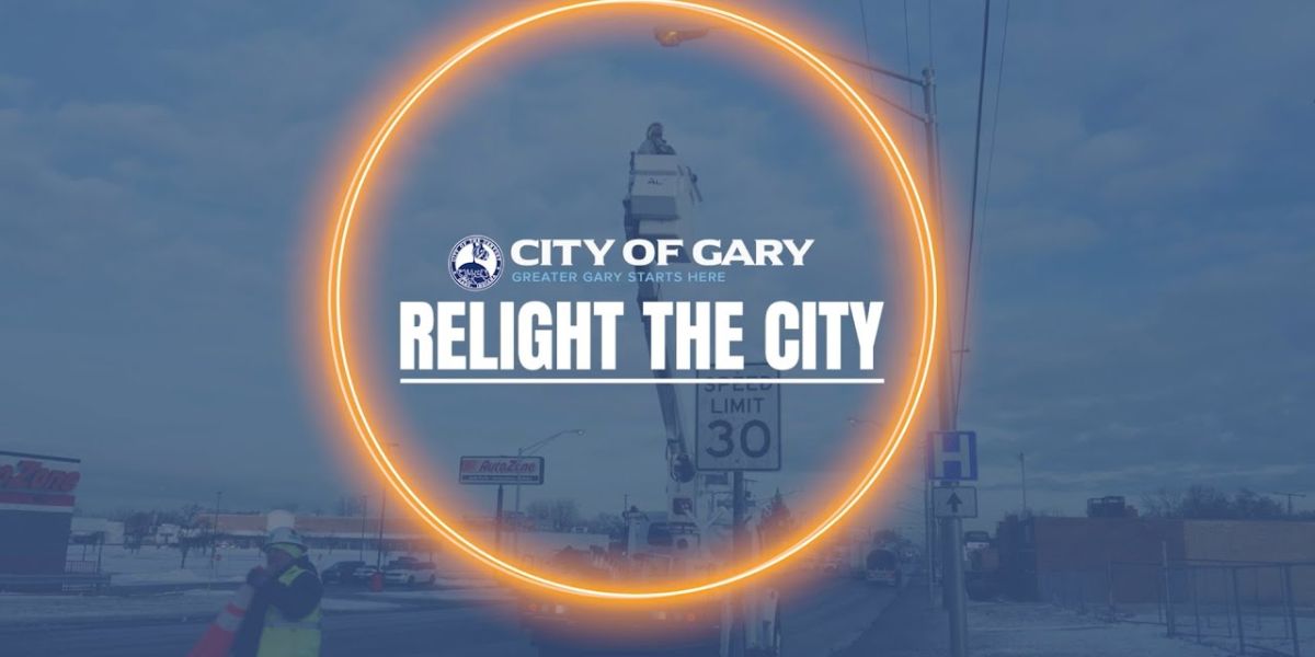 Gary Rolls Out $3.45 Million ‘Relight the City’ Program to Improve Public Safety with New Streetlights